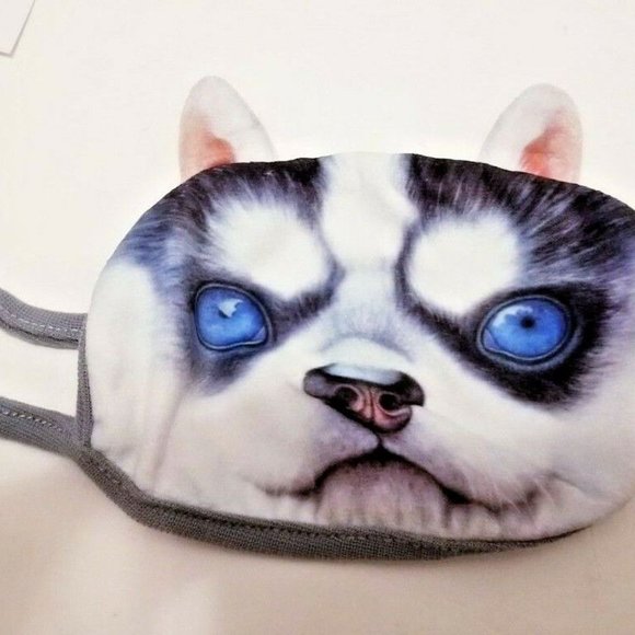 4 PACK DOGS Custom soft FACE COVER Adult teen MASK pup pet tru 3D ears UGA Dawgs - Picture 4 of 8